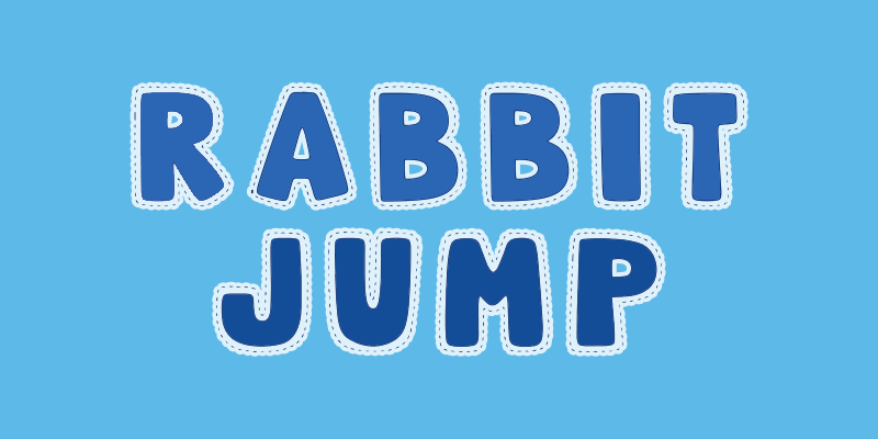 Rabbit Jump font